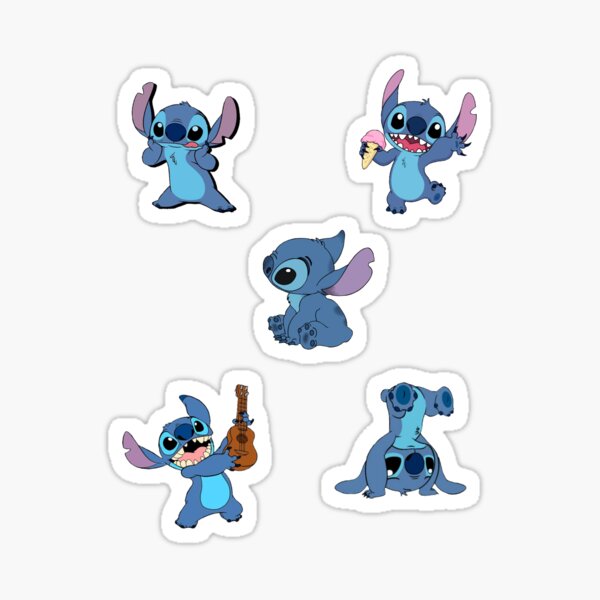 Item preview, Paquete de pegatinas de Stitch designed and sold by agursahaney.