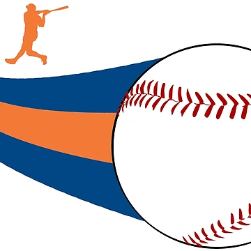 Artwork thumbnail, New York Home Run Comet Trail by GelDesigns