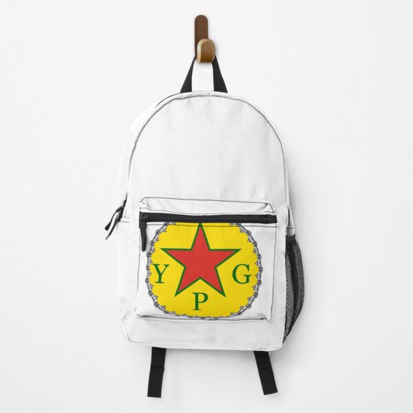 Item preview, YPG flag decorated circular designed and sold by KurdishShops.