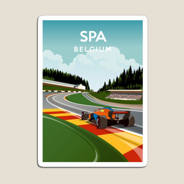 Artikelvorschau, Spa Belgien Formel 1 Design F1 Eau Rouge entworfen und verkauft von TheF1Syndicate.