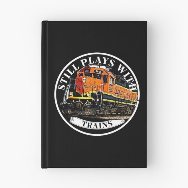 Item preview, Still Plays with trains - Black Orange Yellow Diesel Locomotive Engine  designed and sold by TheTrainRoom.