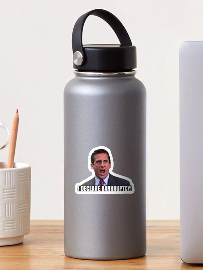 Thumbnail 1 of 3, Sticker, i declare bankruptcy designed and sold by Office Fan.
