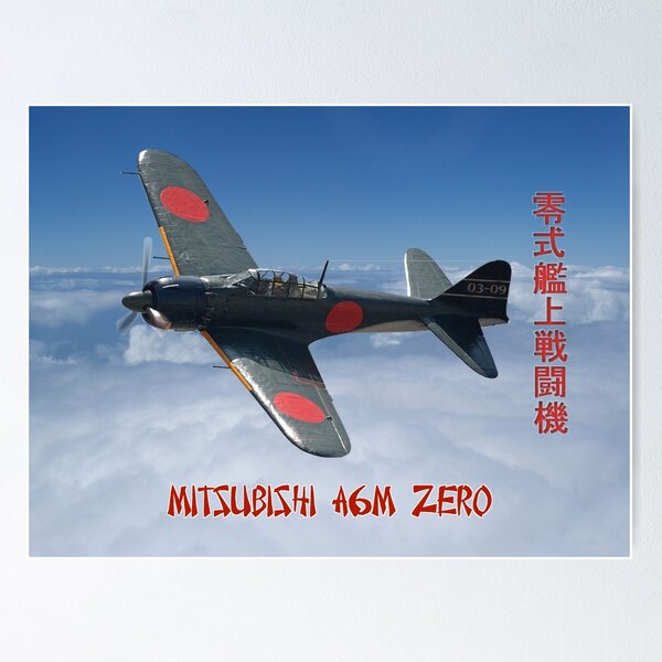 Aperçu de l'œuvre Avion célèbre - A6M Zero créée et vendue par Mil Merchant.