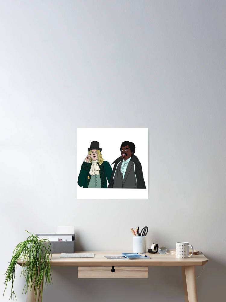 Thumbnail 2 of 3, Poster, Two Gorgeous Fiends designed and sold by Linestein.