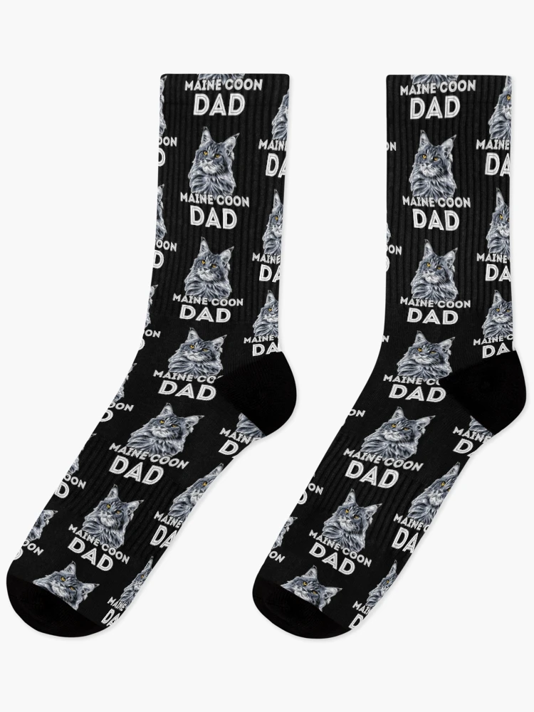 Thumbnail 1 of 5, Socks, Maine Coon Cat Dad designed and sold by kudostees.