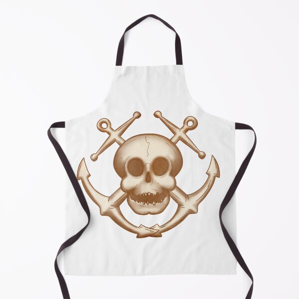 Item preview, Anchor skull tattoo jolly roger bosun designed and sold by Beano Supremo.