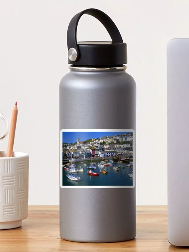 Thumbnail 1 of 3, Sticker, Brixham Harbour designed and sold by galpinimages.
