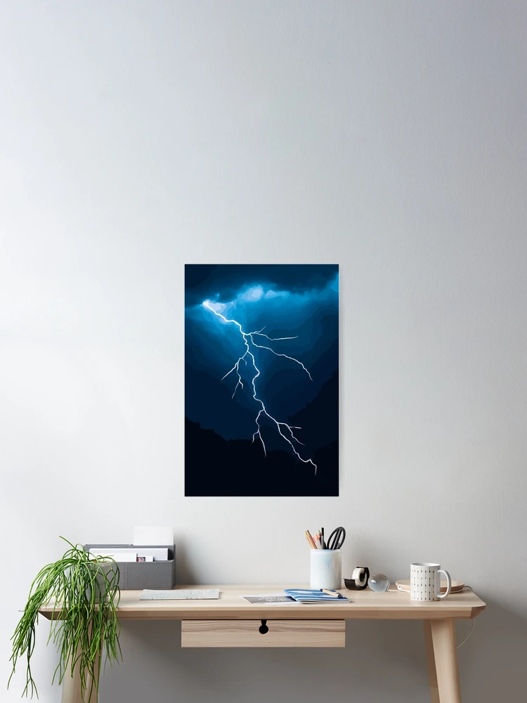 Thumbnail 2 of 3, Poster, Lightning designed and sold by AlexGolyakov.