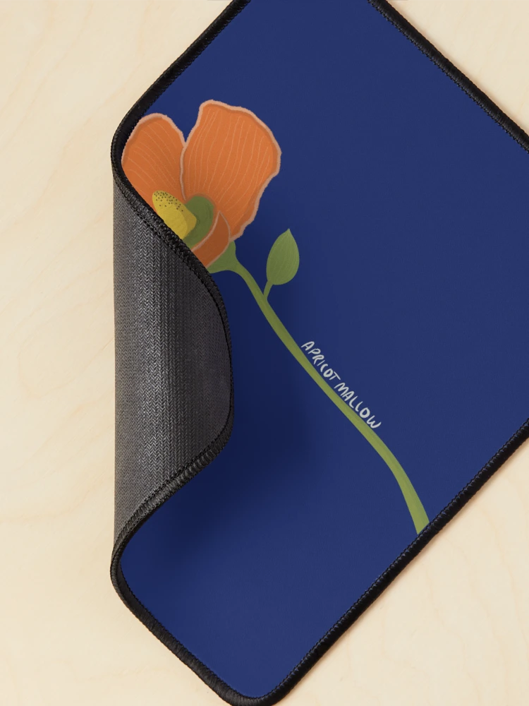 Thumbnail 2 of 5, Mouse Pad, Colorful Apricot Mallow Wildflower Design designed and sold by WalkSimplyArt.