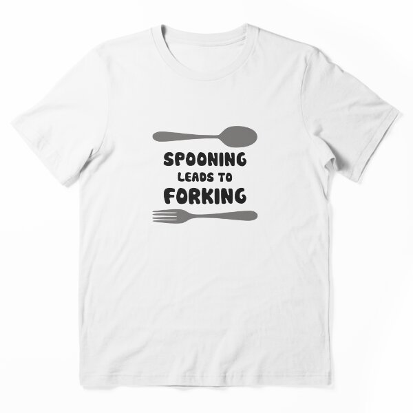 Artikelvorschau, Spooning führt zum Forken entworfen und verkauft von TheShirtYurt.