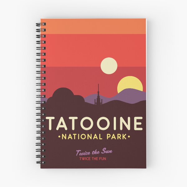 Aperçu de l'œuvre Affiche du parc national de Tatooine créée et vendue par magrodanny.