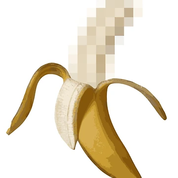 Imagen de la obra Plátano pelado censurado y sucio de TheShirtYurt