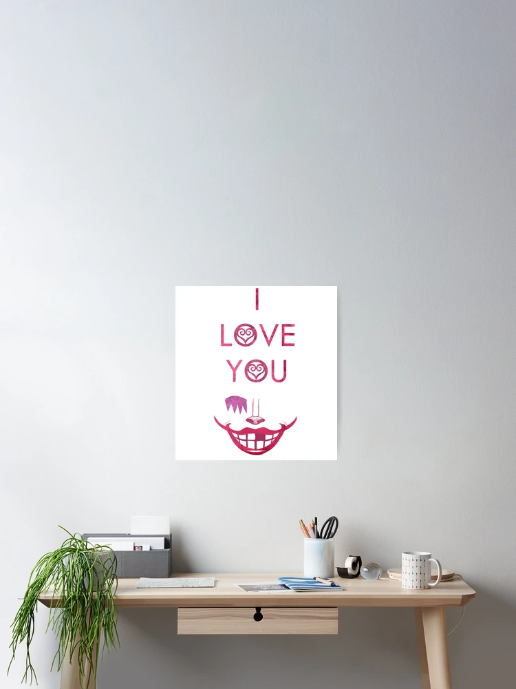 Thumbnail 2 of 3, Poster, I Love You designed and sold by Deer-Head-Xiris.