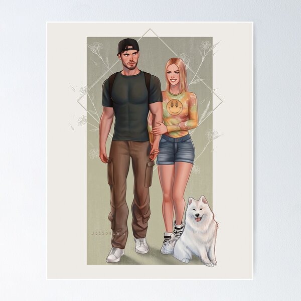 Item preview, Ryke y Daisy. designed and sold by jessketchs.