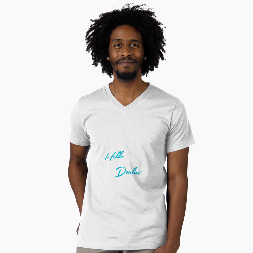 Vista previa del artículo con la obra «Camiseta de cuello en V», diseñado y vendido por mclaurin612.