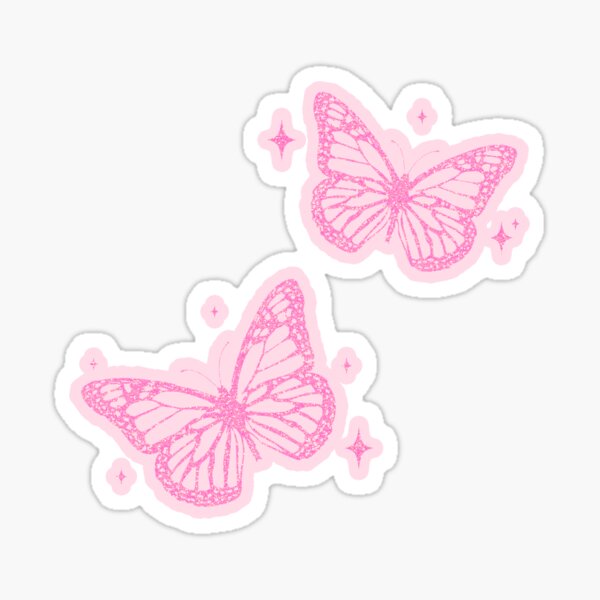 Aperçu de l'œuvre papillons roses ! créée et vendue par kellsstore.