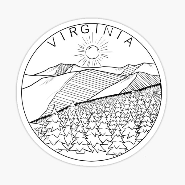 Aperçu de l'œuvre Virginia Blue Ridge Mountains créée et vendue par arbyy.
