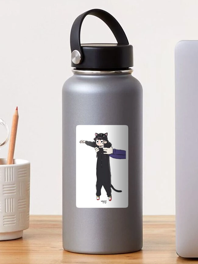 Thumbnail 1 of 3, Sticker, Komi Cat designed and sold by GeorgeLeeson.