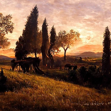 Artwork thumbnail, Landscapes of Tuscany by AM FineArtPrints