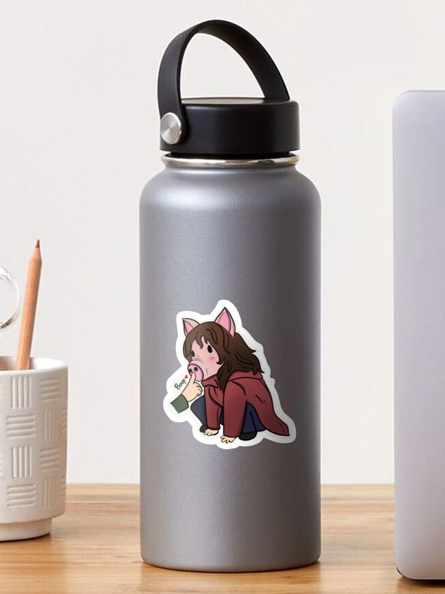 Imagen 1 de 3, Pegatina con la obra Búrlate la nariz, diseñada y vendida por Mikayla Buckman.