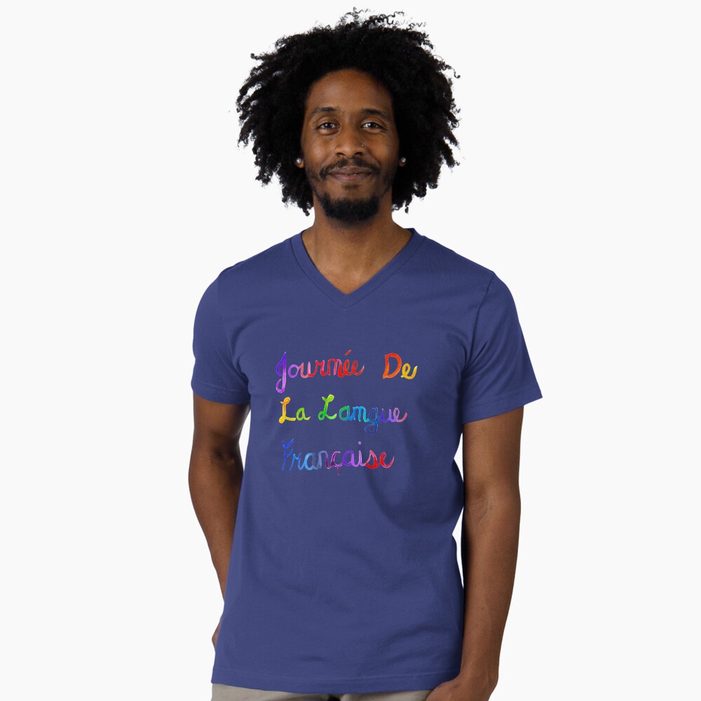 Aperçu de l'œuvre T-shirt col V créée et vendue par H3designs.