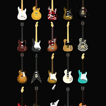 Artwork thumbnail, Guitar Collection by dyannaoiesv69