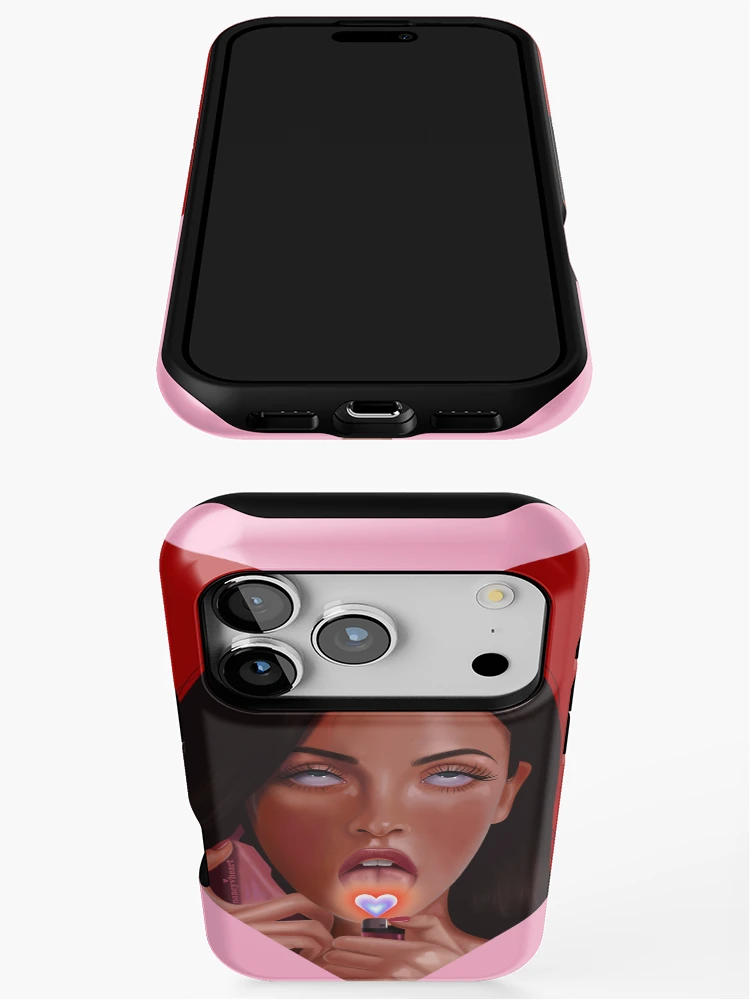 Aperçu 3 sur 4. Coque iPhone avec l'œuvre Vérification du cœur et du corps de Jennifer créée et vendue par nancyvheart / thelamehuman.
