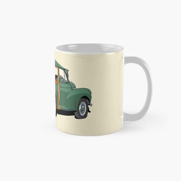 Aperçu de l'œuvre Morris Minor 1000 voyageur en vert créée et vendue par candc-retro.