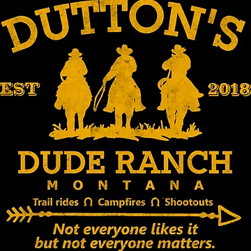 Artwork thumbnail, Yellowstone Dutton's Dude Ranch TShirt by Cuprahe2987