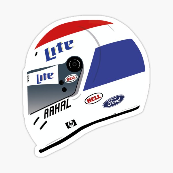 Item preview, Casco de la última temporada de Bobby Rahal (1998) designed and sold by MotorsportMerch.