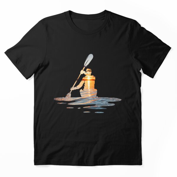 Aperçu de l'œuvre Silhouette de kayakiste en kayak créée et vendue par LikesConnie.