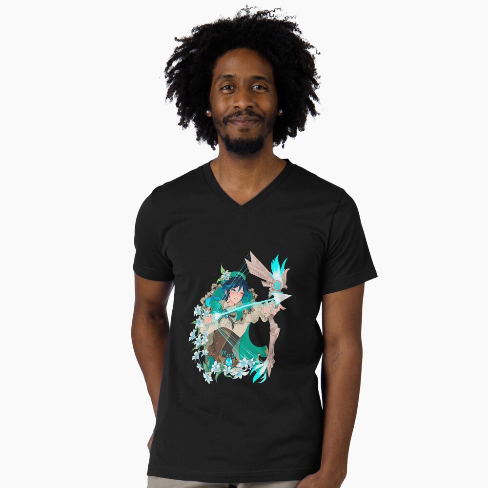 Item preview, V-Neck T-Shirt designed and sold by Mari-Firefly.
