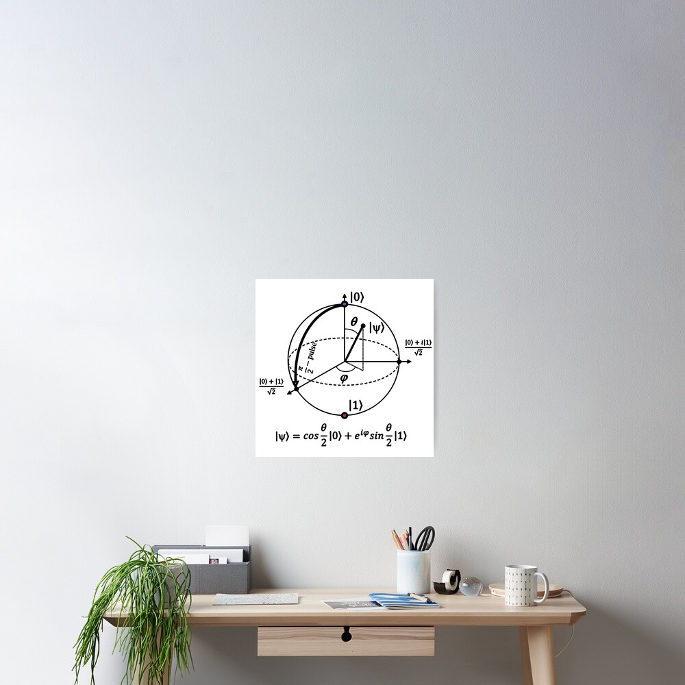 Vista previa del artículo con la obra «Póster», diseñado y vendido por NoetherSym.
