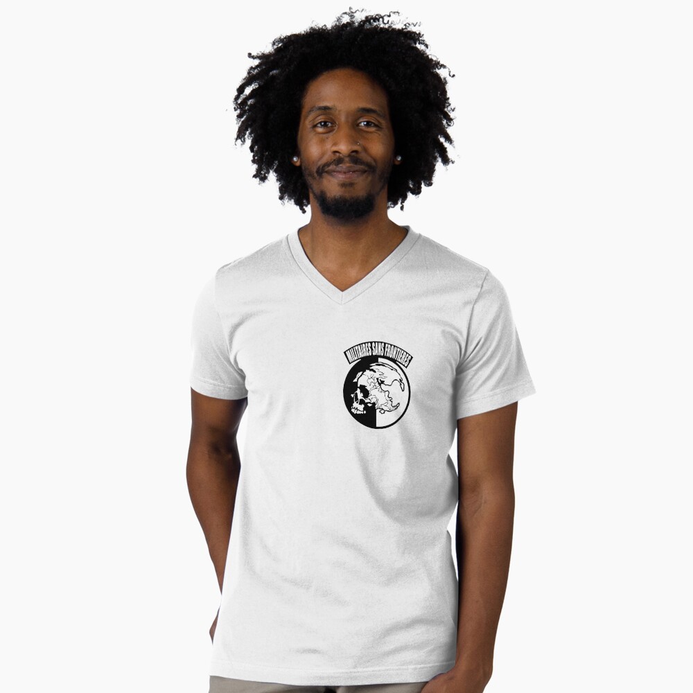 Vista previa del artículo con la obra «Camiseta de cuello en V», diseñado y vendido por Fireseed-Josh.