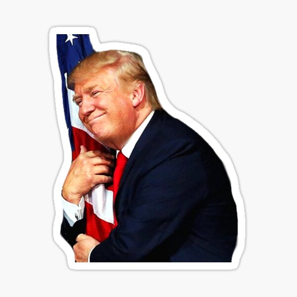 Artikelvorschau, Trump liebt Amerika entworfen und verkauft von StickersOfTrump.