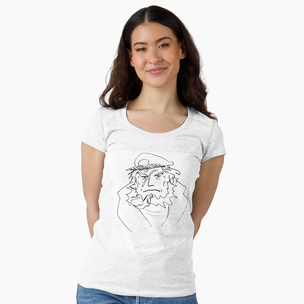 Item preview, Fitted Scoop T-Shirt designed and sold by joshcartoonguy.
