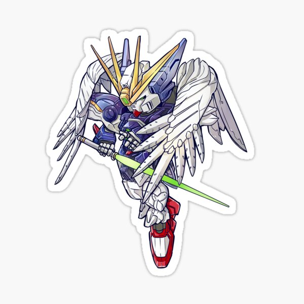 Aperçu de l'œuvre Déformation de l'aile de Gundam créée et vendue par RatjoenMerch.