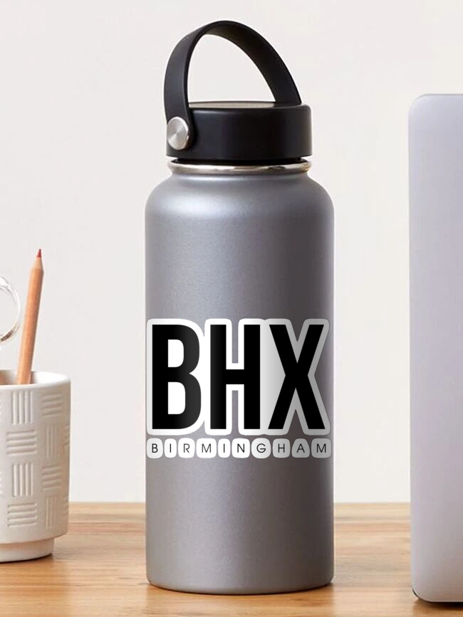 Thumbnail 1 of 3, Sticker, BHX - Birmingham Airport Code designed and sold by CartoCreative.