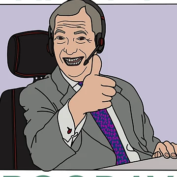 Imagen de la obra Feliz Pogday - Nigel Farage de madddie-m