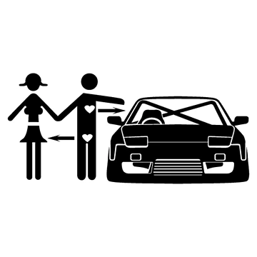 Artwork thumbnail, JDM CAR LOVE GIRL by Racingdecals