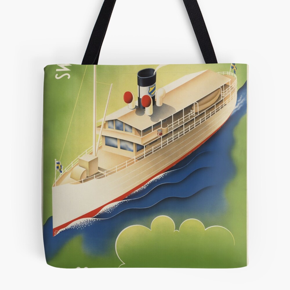 Vista previa del artículo con la obra «Bolsa estampada de tela», diseñado y vendido por PureCreations.