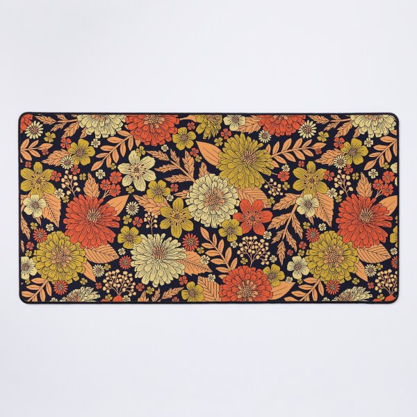 Item preview, Orange & Yellow Zinnias Floral designed and sold by somecallmebeth.