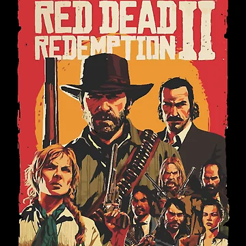 Artwork thumbnail, RDR-Dead Merch Red Cowboy by RoxannDesigner