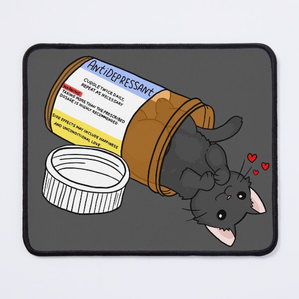 Item preview, kitty antidepressant love medicine designed and sold by Sadhbh rua.