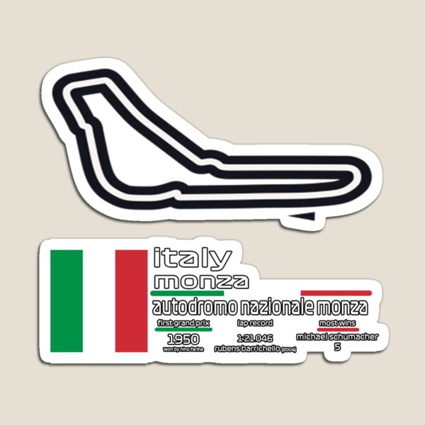 Aperçu de l'œuvre Monza F1 Records (Autodromo Nazionale Monza) créée et vendue par XXI-21.