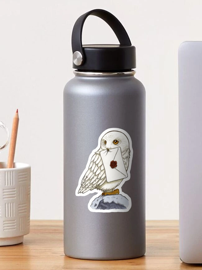 Thumbnail 1 of 3, Sticker, White Owl designed and sold by BaileySawer.