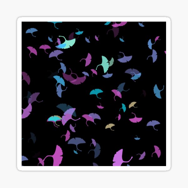 Aperçu de l'œuvre Chute des feuilles de gingko créée et vendue par CookieKreationz.