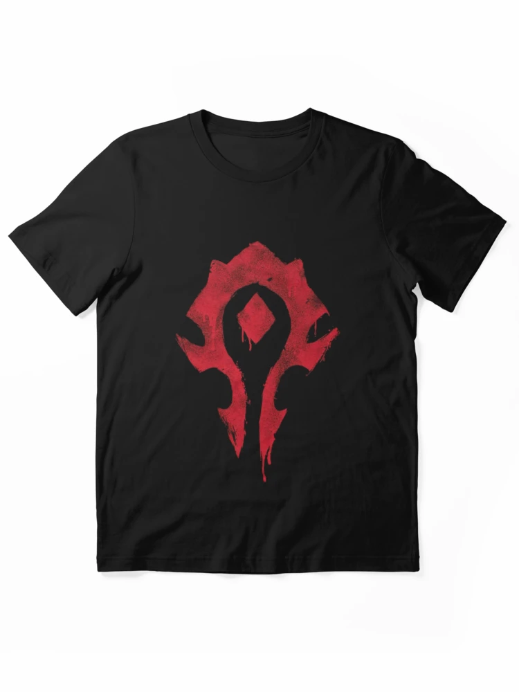 Aperçu 1 sur 7. T-shirt essentiel avec l'œuvre Le t-shirt classique du logo de la horde sanglante créée et vendue par katiaros133.