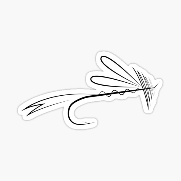 Item preview, Fly de pesca con mosca estilística designed and sold by CJ Reed.