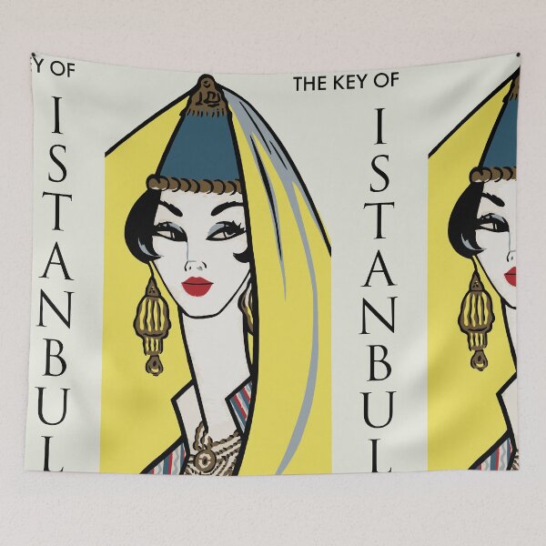 Aperçu de l'œuvre Istanbul, Turquie - Affiche de voyage vintage rétro créée et vendue par GreekTavern1979.